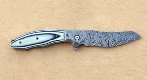 Damascus Lock Back Folder