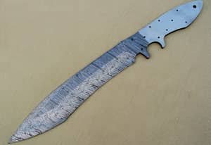 Mosaic Damascus Sub-Hilt Knives Blades