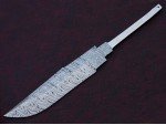 Custom Handmade Twisted Pattern Damascus Steel Bowie Knife Blade Blank Custom Handmade Twisted Pattern Damascus Steel Bowie Knife Blade Blank