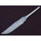 Custom Handmade Twisted Pattern Damascus Steel Bowie Knife Blade Blank