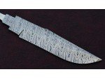 Custom Handmade Twisted Pattern Damascus Steel Bowie Knife Blade Blank Custom Handmade Twisted Pattern Damascus Steel Bowie Knife Blade Blank