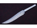 Custom Handmade Twisted Pattern Damascus Steel Bowie Knife Blade Blank Custom Handmade Twisted Pattern Damascus Steel Bowie Knife Blade Blank