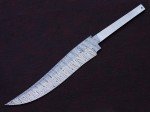 Custom Handmade Twisted Pattern Damascus Steel Bowie Knife Blade Blank Custom Handmade Twisted Pattern Damascus Steel Bowie Knife Blade Blank