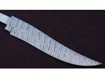 Custom Handmade Twisted Pattern Damascus Steel Bowie Knife Blade Blank Custom Handmade Twisted Pattern Damascus Steel Bowie Knife Blade Blank