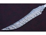Custom Handmade Twisted Pattern Damascus Steel Bowie Knife Blade Blank Custom Handmade Twisted Pattern Damascus Steel Bowie Knife Blade Blank