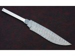 Custom Handmade Twisted Pattern Damascus Steel Bowie Knife Blade Blank
