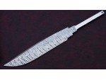 Custom Handmade Twisted Pattern Damascus Steel Bowie Knife Blade Blank Custom Handmade Twisted Pattern Damascus Steel Bowie Knife Blade Blank