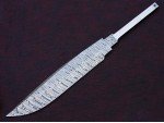 Custom Handmade Twisted Pattern Damascus Steel Bowie Knife Blade Blank Custom Handmade Twisted Pattern Damascus Steel Bowie Knife Blade Blank