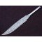 Custom Handmade Twisted Pattern Damascus Steel Bowie Knife Blade Blank