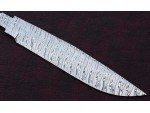 Custom Handmade Twisted Pattern Damascus Steel Bowie Knife Blade Blank Custom Handmade Twisted Pattern Damascus Steel Bowie Knife Blade Blank