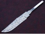 Custom Handmade Twisted Pattern Damascus Steel Bowie Knife Blade Blank Custom Handmade Twisted Pattern Damascus Steel Bowie Knife Blade Blank