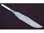 Custom Handmade Twisted Pattern Damascus Steel Bowie Knife Blade Blank Custom Handmade Twisted Pattern Damascus Steel Bowie Knife Blade Blank