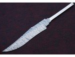 Custom Handmade Twisted Pattern Damascus Steel Bowie Knife Blade Blank Custom Handmade Twisted Pattern Damascus Steel Bowie Knife Blade Blank