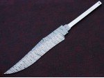 Custom Handmade Twisted Pattern Damascus Steel Bowie Knife Blade Blank Custom Handmade Twisted Pattern Damascus Steel Bowie Knife Blade Blank