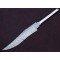 Custom Handmade Twisted Pattern Damascus Steel Bowie Knife Blade Blank