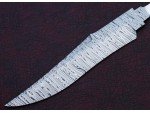Custom Handmade Twisted Pattern Damascus Steel Bowie Knife Blade Blank Custom Handmade Twisted Pattern Damascus Steel Bowie Knife Blade Blank