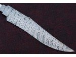 Custom Handmade Twisted Pattern Damascus Steel Bowie Knife Blade Blank Custom Handmade Twisted Pattern Damascus Steel Bowie Knife Blade Blank