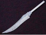 Custom Handmade Twisted Pattern Damascus Steel Bowie Knife Blade Blank Custom Handmade Twisted Pattern Damascus Steel Bowie Knife Blade Blank