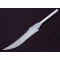 Custom Handmade Twisted Pattern Damascus Steel Bowie Knife Blade Blank