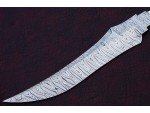 Custom Handmade Twisted Pattern Damascus Steel Bowie Knife Blade Blank Custom Handmade Twisted Pattern Damascus Steel Bowie Knife Blade Blank