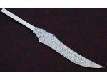 Custom Handmade Twisted Pattern Damascus Steel Bowie Knife Blade Blank Custom Handmade Twisted Pattern Damascus Steel Bowie Knife Blade Blank
