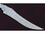 Custom Handmade Twisted Pattern Damascus Steel Bowie Knife Blade Blank Custom Handmade Twisted Pattern Damascus Steel Bowie Knife Blade Blank