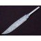 Custom Handmade Twisted Pattern Damascus Steel Bowie Knife Blade Blank