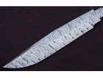 Custom Handmade Twisted Pattern Damascus Steel Bowie Knife Blade Blank Custom Handmade Twisted Pattern Damascus Steel Bowie Knife Blade Blank