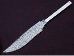 Custom Handmade Twisted Pattern Damascus Steel Bowie Knife Blade Blank Custom Handmade Twisted Pattern Damascus Steel Bowie Knife Blade Blank