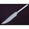 Custom Handmade Twisted Pattern Damascus Steel Bowie Knife Blade Blank