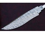 Custom Handmade Twisted Pattern Damascus Steel Bowie Knife Blade Blank Custom Handmade Twisted Pattern Damascus Steel Bowie Knife Blade Blank