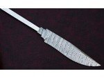 Custom Handmade Twisted Pattern Damascus Steel Bowie Knife Blade Blank Custom Handmade Twisted Pattern Damascus Steel Bowie Knife Blade Blank