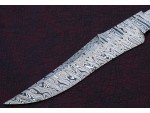 Custom Handmade Twisted Pattern Damascus Steel Bowie Knife Blade Blank Custom Handmade Twisted Pattern Damascus Steel Bowie Knife Blade Blank