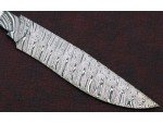 Custom Handmade Twisted Pattern Damascus Steel Bowie Knife Blade Blank Custom Handmade Twisted Pattern Damascus Steel Bowie Knife Blade Blank