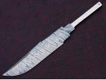 Custom Handmade Twisted Pattern Damascus Steel Bowie Knife Blade Blank Custom Handmade Twisted Pattern Damascus Steel Bowie Knife Blade Blank