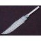 Custom Handmade Twisted Pattern Damascus Steel Bowie Knife Blade Blank