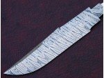 Custom Handmade Twisted Pattern Damascus Steel Bowie Knife Blade Blank Custom Handmade Twisted Pattern Damascus Steel Bowie Knife Blade Blank
