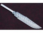 Custom Handmade Twisted Pattern Damascus Steel Bowie Knife Blade Blank Custom Handmade Twisted Pattern Damascus Steel Bowie Knife Blade Blank