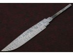 Custom Handmade Twisted Pattern Damascus Steel Bowie Knife Blade Blank Custom Handmade Twisted Pattern Damascus Steel Bowie Knife Blade Blank