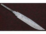 Custom Handmade Twisted Pattern Damascus Steel Bowie Knife Blade Blank Custom Handmade Twisted Pattern Damascus Steel Bowie Knife Blade Blank