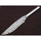 Custom Handmade Twisted Pattern Damascus Steel Bowie Knife Blade Blank
