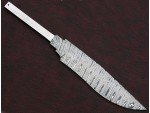 Custom Handmade Twisted Pattern Damascus Steel Bowie Knife Blade Blank Custom Handmade Twisted Pattern Damascus Steel Bowie Knife Blade Blank