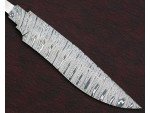 Custom Handmade Twisted Pattern Damascus Steel Bowie Knife Blade Blank Custom Handmade Twisted Pattern Damascus Steel Bowie Knife Blade Blank