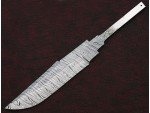 Custom Handmade Twisted Pattern Damascus Steel Bowie Knife Blade Blank Custom Handmade Twisted Pattern Damascus Steel Bowie Knife Blade Blank
