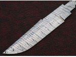 Custom Handmade Twisted Pattern Damascus Steel Bowie Knife Blade Blank Custom Handmade Twisted Pattern Damascus Steel Bowie Knife Blade Blank