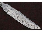Custom Handmade Twisted Pattern Damascus Steel Bowie Knife Blade Blank Custom Handmade Twisted Pattern Damascus Steel Bowie Knife Blade Blank