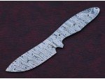 Custom Made Damascus Steel Hunting Knives Blade Blank Custom Made Damascus Steel Hunting Knives Blade Blank