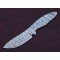 Custom Made Damascus Steel Hunting Knives Blade Blank