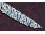 Custom Made Damascus Steel Hunting Knives Blade Blank Custom Made Damascus Steel Hunting Knives Blade Blank