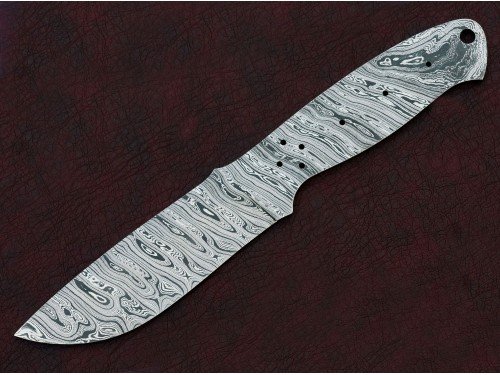 Custom Made Damascus Steel Hunting Knives Blade Blank